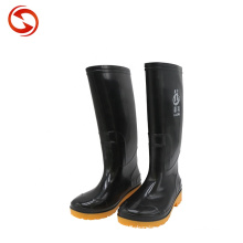 Waterproof extreme softness walking freely smooth grain design pvc rain boots